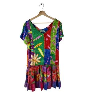 Jam’s World Graphic Print Freckle Hattie Dress Size Medium